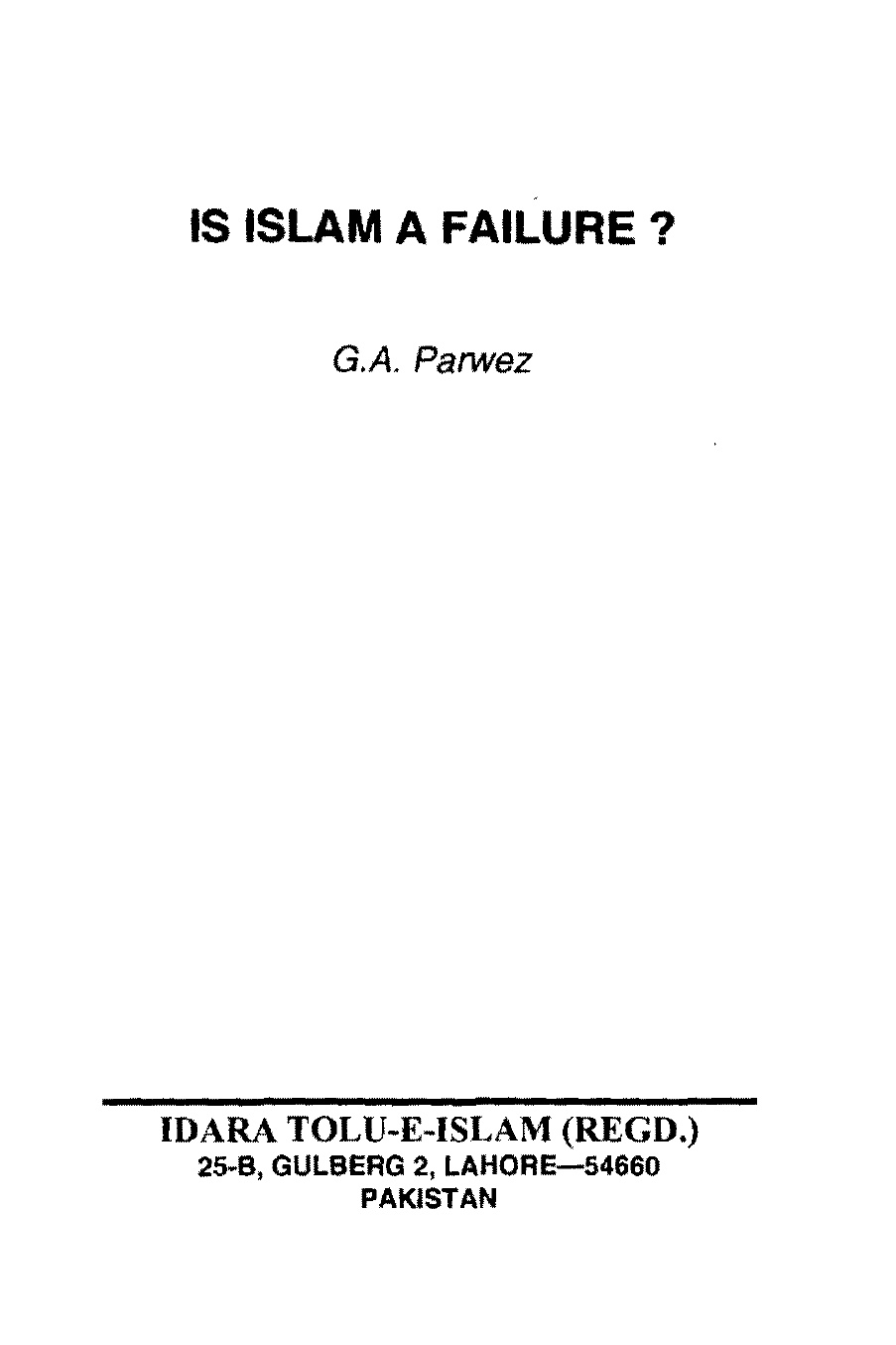 Is-Islam-is-a-failure